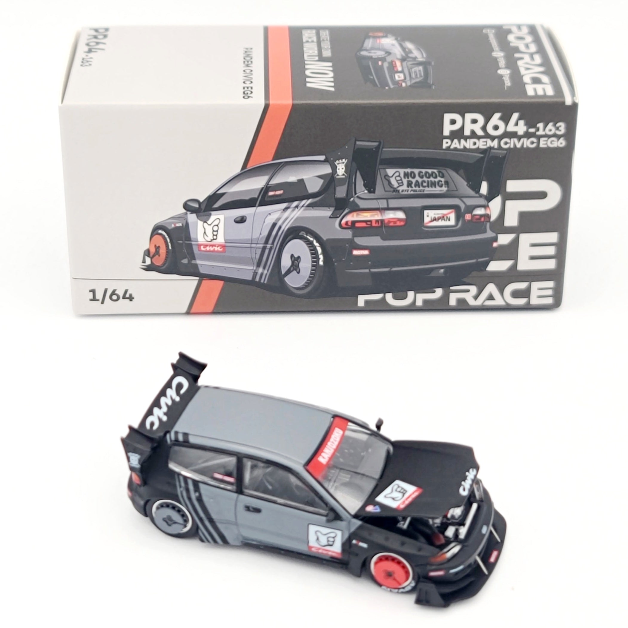 Pop Race Pandem Honda Civic EG6 - 1:64 (2025 Limited Edition)
